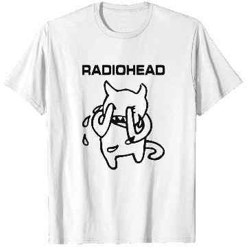 Discover Radiohead Crying Black Devil T-Shirts