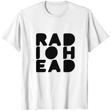 Discover Simple Bold Text Radiohead T-Shirts
