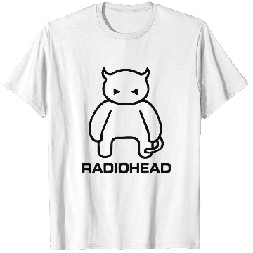 Discover Radiohead Black Fat Devil T-Shirts