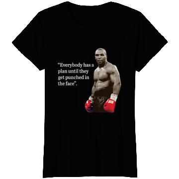Discover Iron Mike Tyson Quotes Men's Black T-Shirts