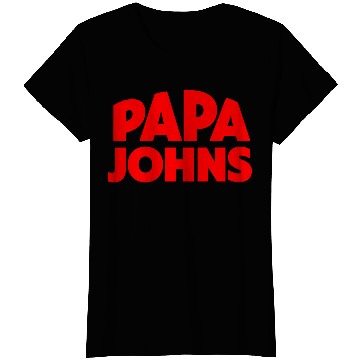 Discover Papa Johns Pizza Logo T-Shirts