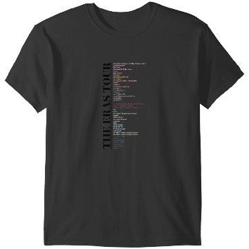 Discover eras tour UPDATED SETLIST T-Shirts