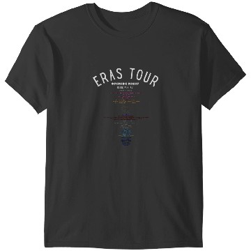 Discover Eras Tour Setlist T-Shirts
