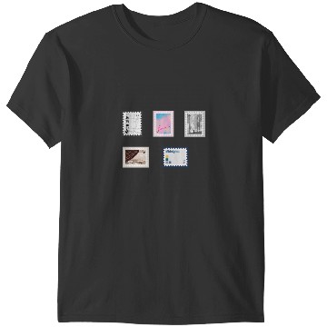Discover Tayl0r Swift Postage Stamp Set 2 T-Shirts