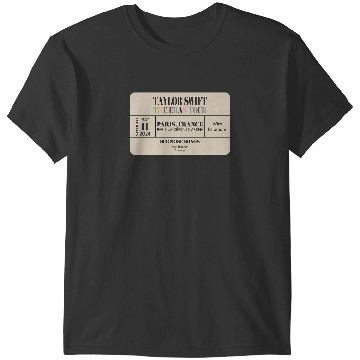 Discover paris n3 eras tour commemorative ticket T-Shirts