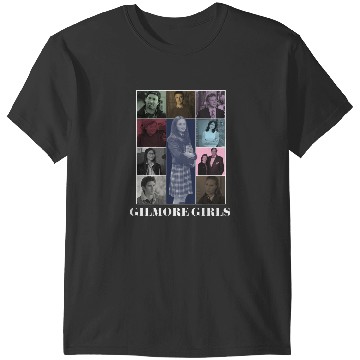 Discover Gilmore Girls Eras Tour White Print T-Shirts