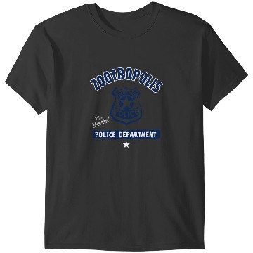 Discover Disney Zootopia  Zootropolis Police Department Badge T-Shirts