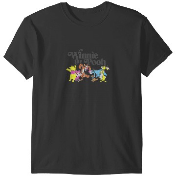 Discover Disney Winnie The Pooh  Bright Group Poster T-Shirts