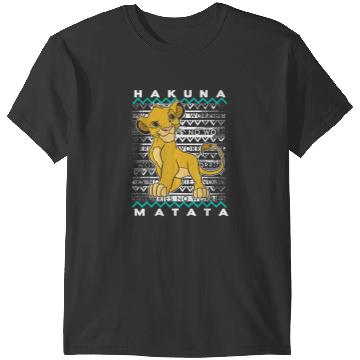 Discover Disneyss Lion King Simba Ugly Christmas Graphic T-Shirts