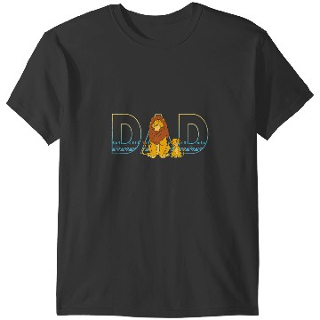 Discover Disney The Lion King Simba and Mufasa Dad T-Shirts