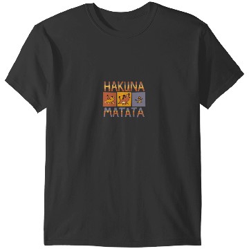 Discover Disneyss The Lion King Hakuna Matata Solid Blocks T-Shirts