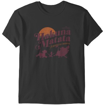Discover Disneyss The Lion King Hakuna Matata Sunset Silhouette T-Shirts