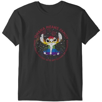 Discover Disneyss Lilo Stich Ohana Pride Circle T-Shirts