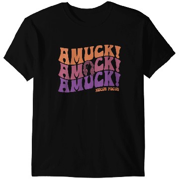 Discover Disneyss Hocus Pocus Amuck Amuck Amuck Text T-Shirts