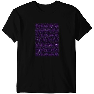 Discover Disney Haunted Mansion purple glitter pattern Graphic T-Shirts
