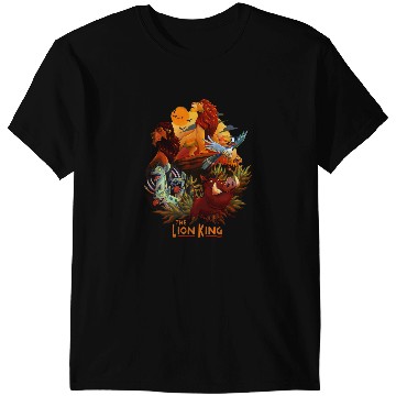 Discover Disney Lion King Main Cast Poster Graphic T-Shirts