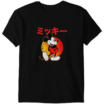 Discover Disney Mickey Mouse Katakana T-Shirts