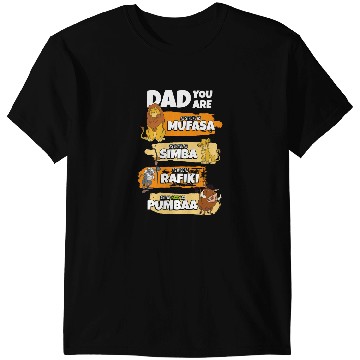 Discover Disney The Lion King Dad You Are Word Stack Funny T-Shirts