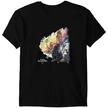 Discover Disneyss Kingdom Hearts Characters Clock Tower Group shots T-Shirts