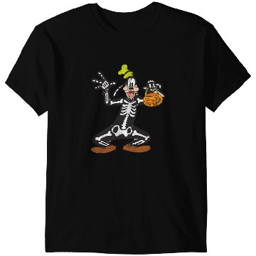 Discover Disney Goofy Skeleton Halloween T-Shirts