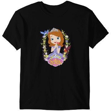 Discover Disney Sofia the First Sofia Flower Border T-Shirts