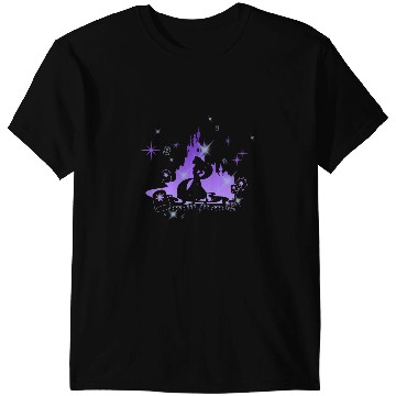 Discover Disney Tangled Rapunzel Silhouette Portrait Graphic T-Shirts