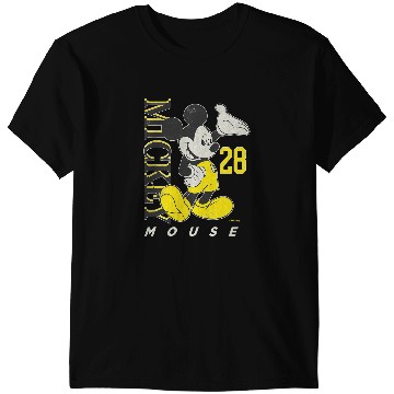 Discover Disney Mickey Mouse Vintages  28 blacks Yellow T-Shirts