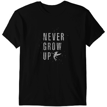 Discover Disney Peter Pan Tinker Bell Never Grow Up Sparkle T-Shirts