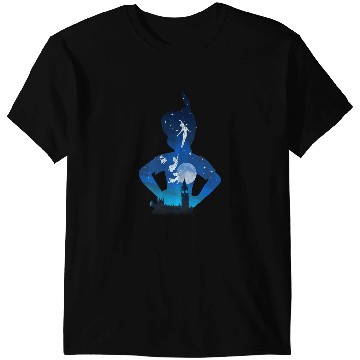 Discover Disney Peter Pan Midnight London Flight Silhouette Fill T-Shirts
