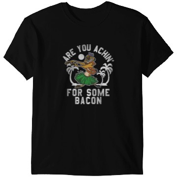 Discover Disney The Lion King Timon Achin' Bacon Distressed Hula T-Shirt T-Shirts