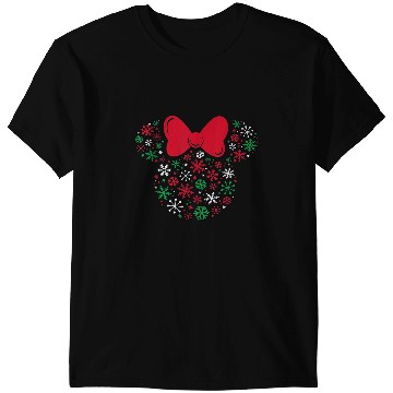 Discover Disney Minnie Holiday Snowflakes T-Shirts