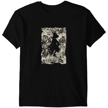 Discover Disney Captain Hook Map T-Shirts