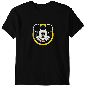 Discover Amazon Essentials Disney Smiling Mickey in Yello T-Shirts