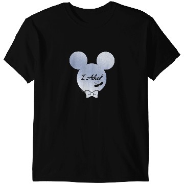 Discover Disney I Asked Proposal Engagement Ring Bow Tie T-Shirts