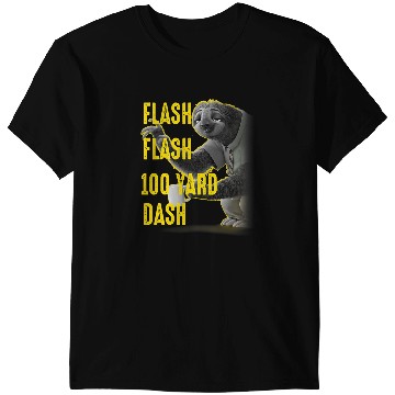 Discover Disney Zootopia Flashs Flashs 100 Yard Dash Portrait T-Shirts