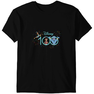 Discover Disney 100 Anniversary Aladdin Jasmine Genie D100 T-Shirts