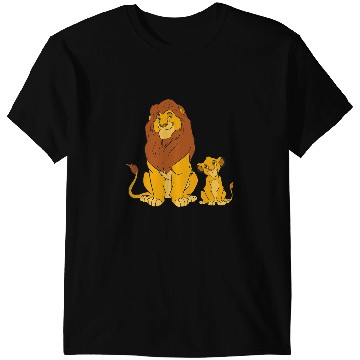 Discover Disney The Lion King Young Simba and Mufasa T-Shirts