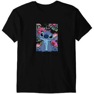 Discover Disney Lilo & Stitch Hawaii Hibiscus Cute Floral T-Shirts