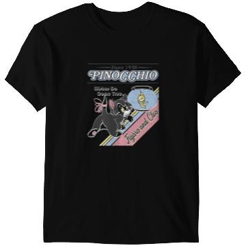 Discover Disney Pinocchio Wishes Do Come True Figaro And Cleo Retro T-Shirts