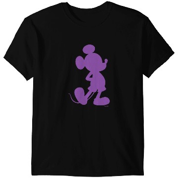 Discover Disney Mickey Mouse Pride Classic Pose Purple Icon Fill T-Shirts