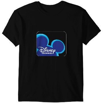 Discover Disney Channel  Mickey Mouse Blue Retro 2000s Logo T-Shirts