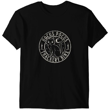 Discover Disney Hocus Pocus Thackery Binx Big Cat Celestial Circle V2 T-Shirts