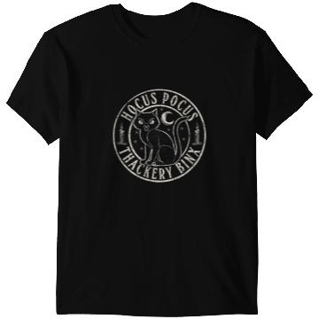 Discover Disney Hocus Pocus Thackery Binx Big Cat Celestial Circle T-Shirts
