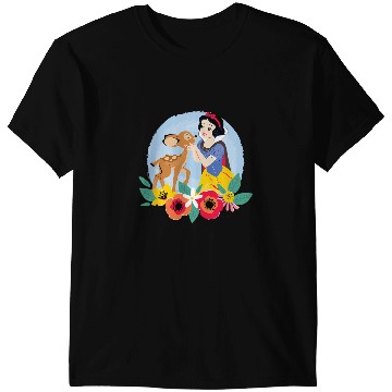 Discover Disney Princess - Floral Snow White Deer T-Shirts