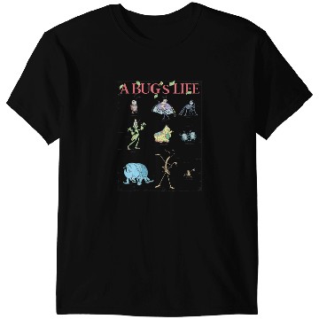 Discover Disney Pixar A Bug's Life Iconic Circus Bugs Characters Logo T-Shirts