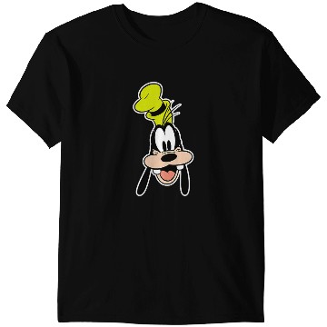 Discover Disney Mickey And Friends Goofy Face Small Pocket Logo T-Shirts