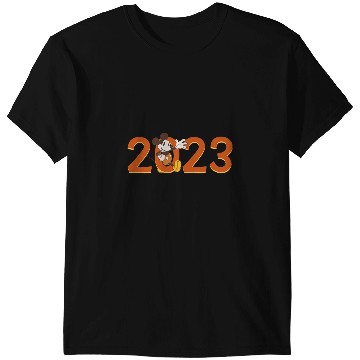 Discover Disney Mickey Mouse Waving 2023 100th Anniversary New Year T-Shirts