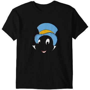 Discover Disneyss Pinocchio Jiminy Cricket Big Faces T-Shirts
