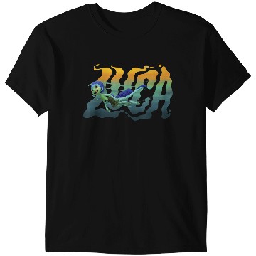Discover Disneyss Pixars Luca Swimming Logo T-Shirts