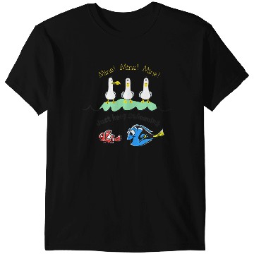 Discover Disneyss Pixars Finding Nemo Dory Seagulls Just Keep Swimming T-Shirts